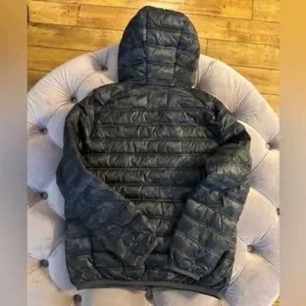 Kids Black Packable Quilted Puffer Jacket - Unbranded - Picture 4 of 5